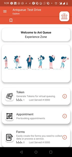 Mobile app sub locations